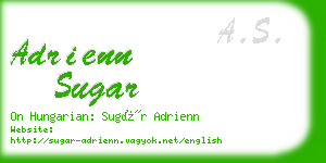 adrienn sugar business card